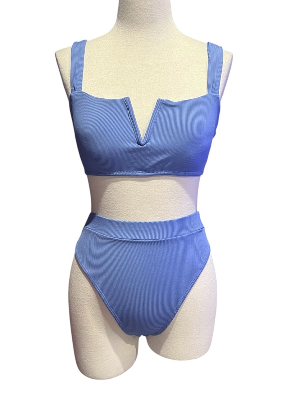Lulus bikini, ribbed swimsuit, size L